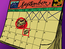 calendar showing september