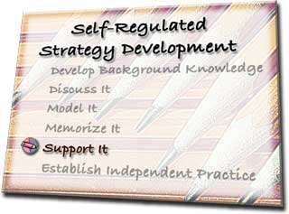 Self-Regulated Strategy Development: Support It