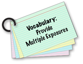 Vocabulary: Provide Multiple Exposures
