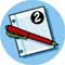 notebook and pen icon