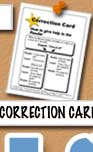 Correction Cards