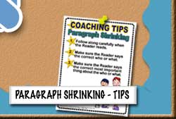 coaching tips paragraph shrinking