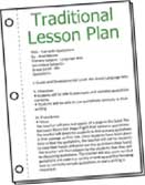 traditional lesson plan