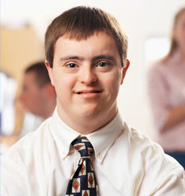 boy with downs syndrome