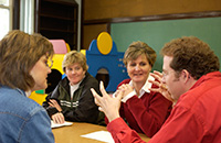 Teachers in a meeting