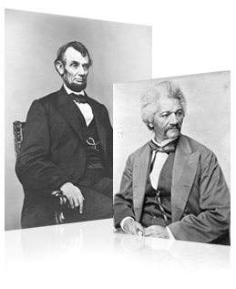 Image of Abraham Lincoln and Frederick Douglass 