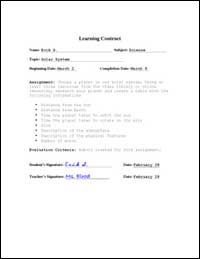 filled form