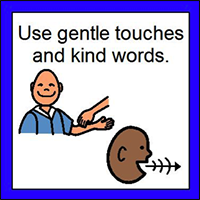 use gentle touches