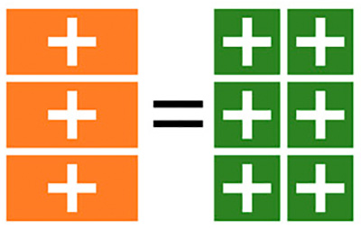 2 විසින් 2 මගින්