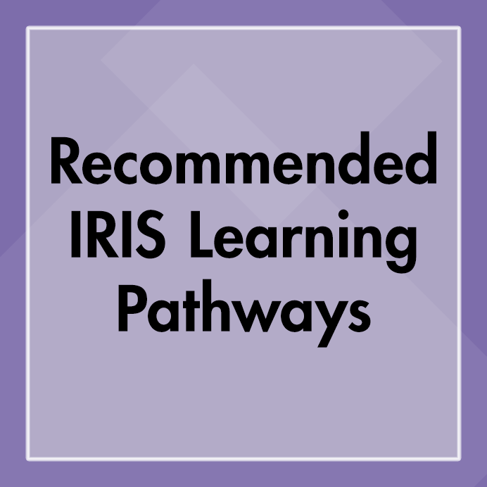 recommended iris learning pathways